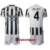 Virallinen Fanipaita + Shortsit Juventus Matthijs de Ligt 4 Kotipelipaita 2021-22 - Lasten